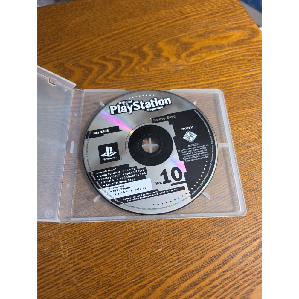 PlayStation magazine demo disc‎ 10 Working Disk only (untracked)